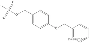 Molecular Structure of 192997-48-1 (4-(benzyloxy)benzylMethanesulfonate)